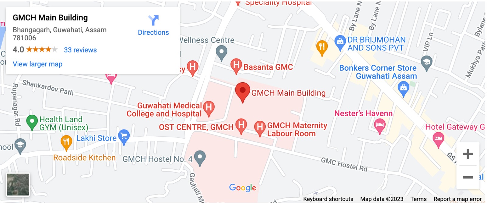 GMCH Location